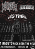 Conciertos de las bandas Midriasis, Distimia y Okiro