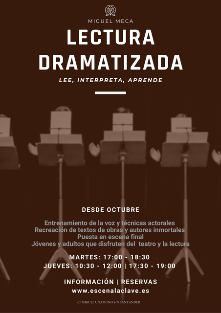 Club de Lectura Dramatizada con Miguel Meca