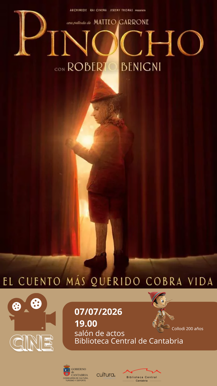 200 años de Carlo Collodi. Proyección de "Pinocho", de Matteo Garrone (2019)