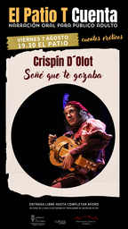 Crispín D´Olot, "Soñé que te gozaba". Narración oral, música y poesía erótica