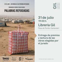 Entrega de premios del concurso de poesía y relato "Palabras Refugiadas"