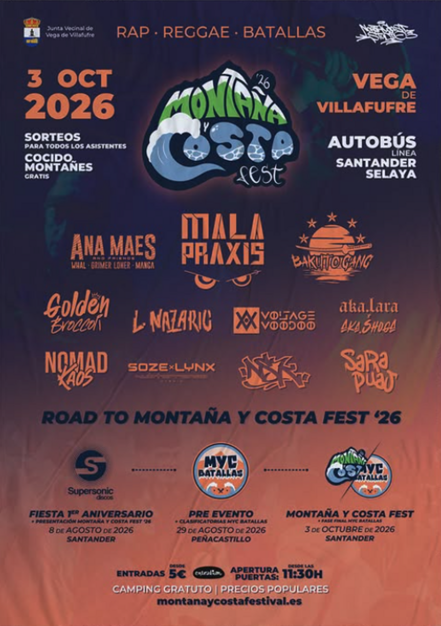 Presentación del festival de rap, reggae y electrónica Montaña y Costa Fest