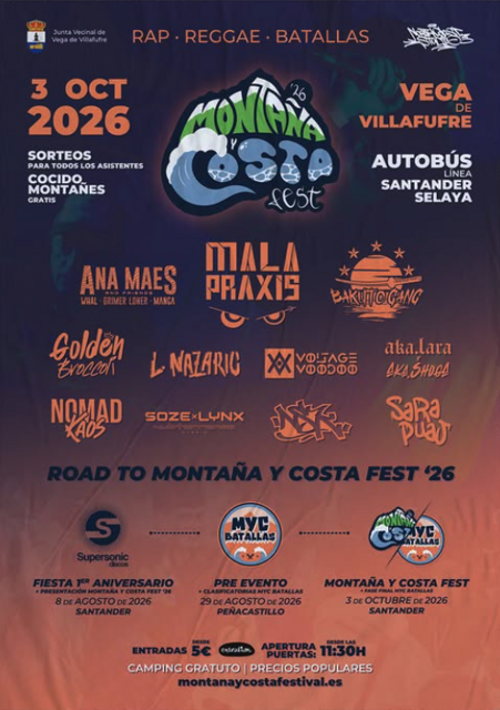 Presentación del festival de rap, reggae y electrónica Montaña y Costa Fest