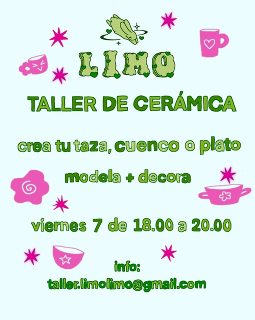 Taller de cerámica: crea tu taza, cuenco o plato