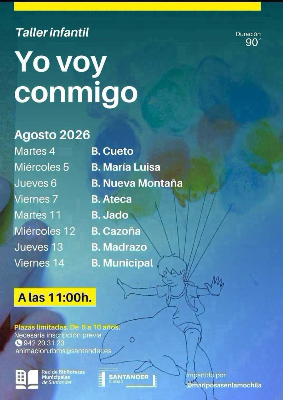 Taller de animación lectora para público infantil "Yo voy conmigo"