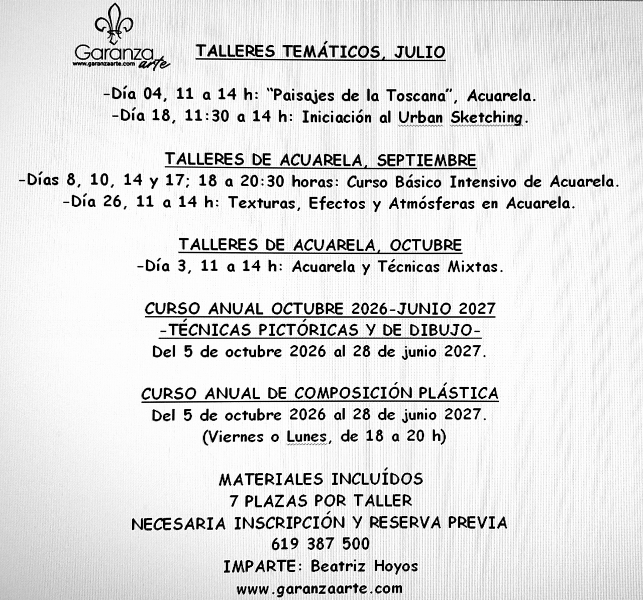 Curso de Composición Plástica