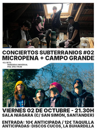 Conciertos Subterranios: Micropena y Campo Grande