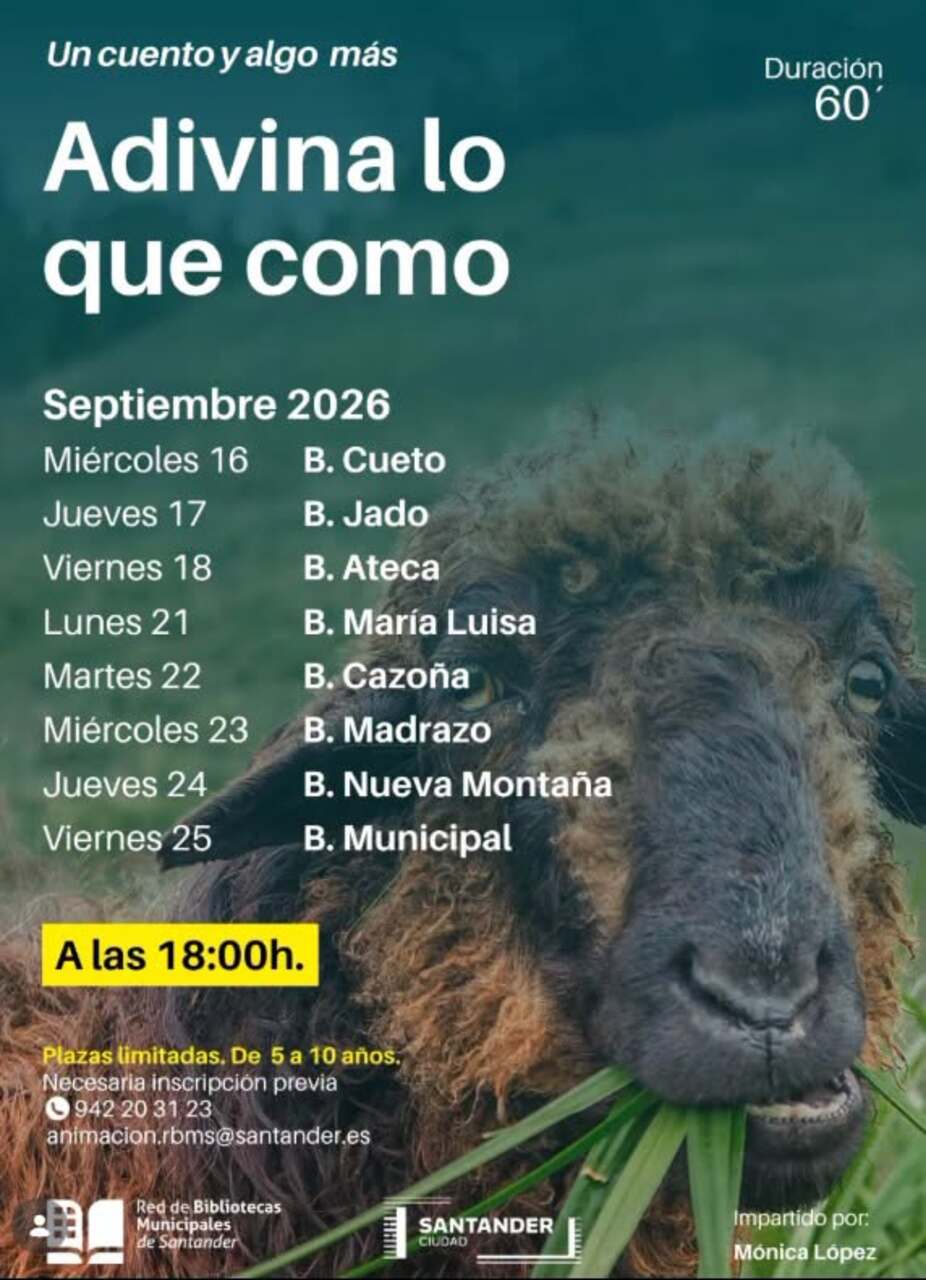 "Adivina lo que como", actividad de animación a la lectura