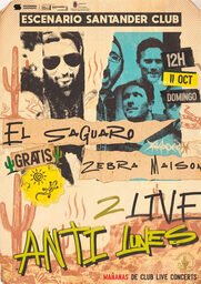 "Los Antilunes" presentan: El Saguaro y Zebra Maison