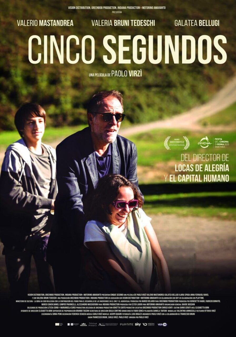 "Cinco segundos", de Paolo Virzì (V.O.S.E.)