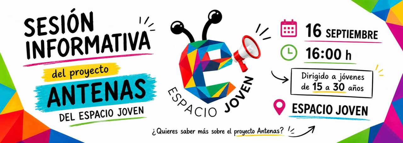 Sesión informativa del proyecto “Antenas del Espacio Joven”