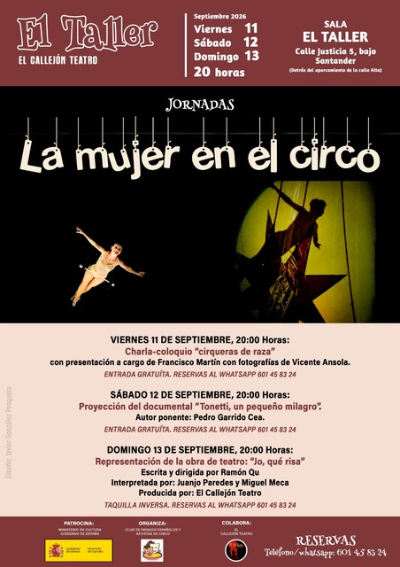 La Mujer en el Circo: proyección del documental “Tonetti, un pequeño milagro”