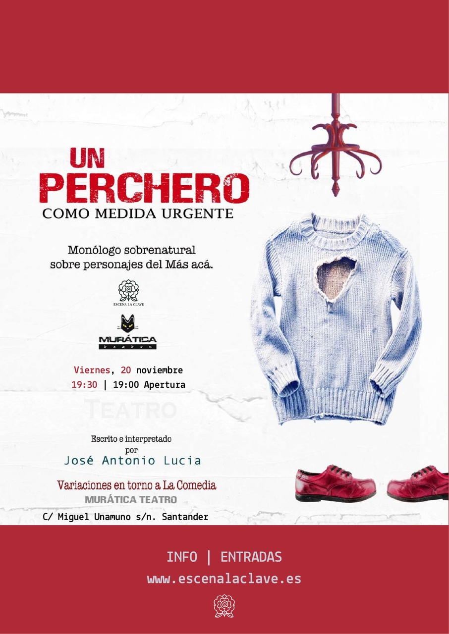 "Un perchero como medida urgente", comedia absurda de Murática Teatro
