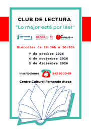 Nueva edición del club de lectura "Lo mejor está por leer"