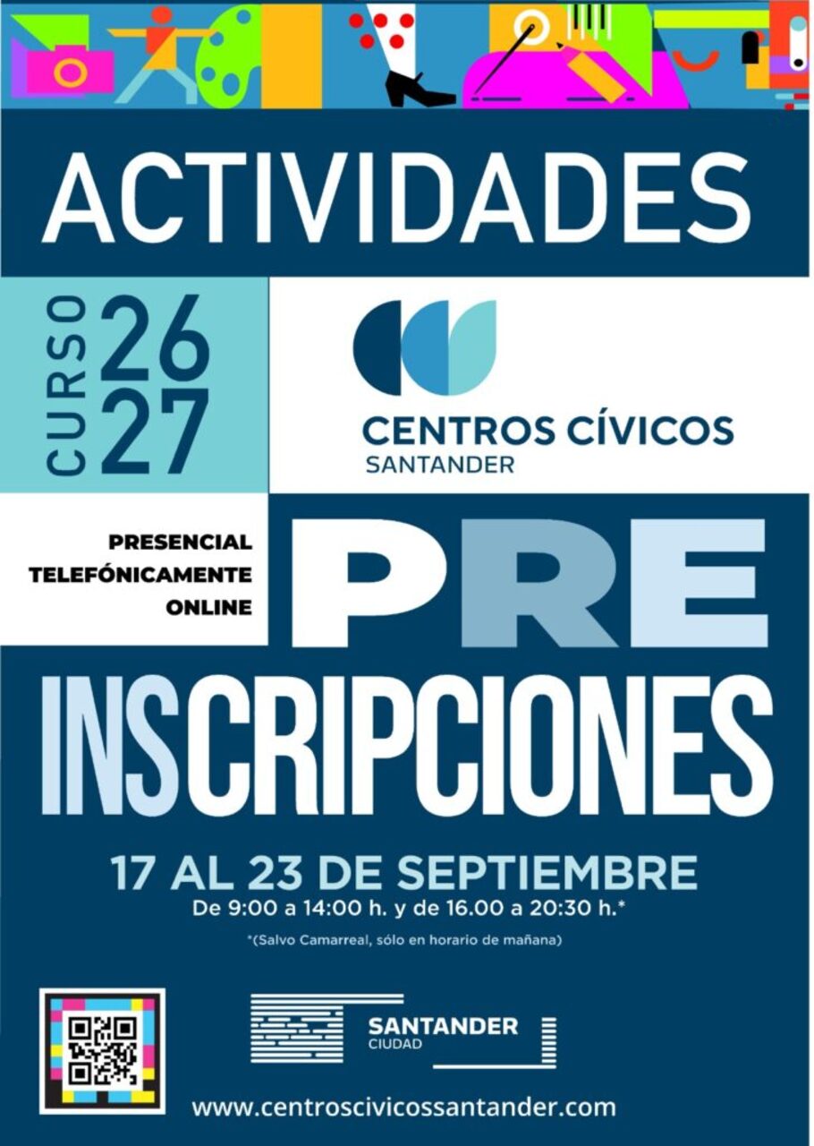 Abierta la preinscripción para las actividades de los centros cívicos