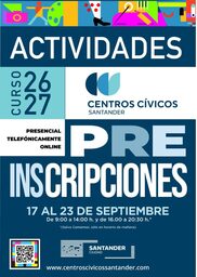 Abierta la preinscripción para las actividades de los centros cívicos