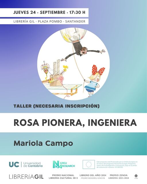 "Rosa Pionera, ingeniera", cuentacuentos y taller