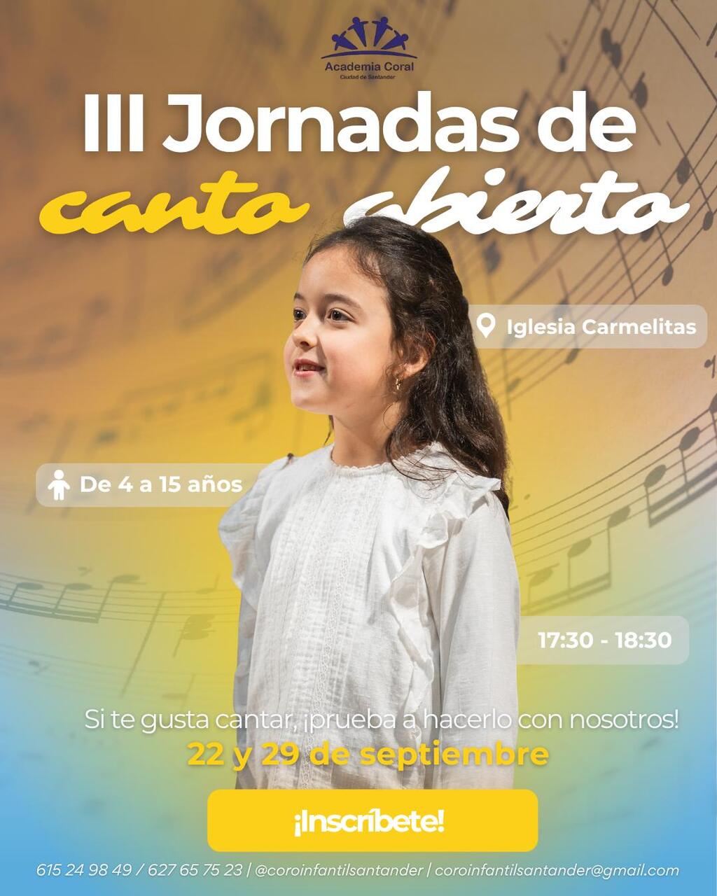 III Jornadas de canto abierto del Coro Infantil 