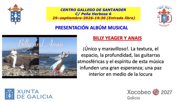 Presentación del álbum de Billy Yeager y Anais
