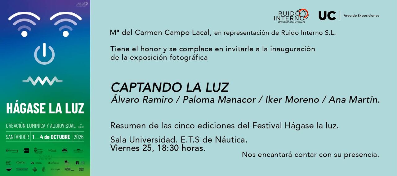 Inauguración de "Captando la luz", un recorrido por el archivo fotográfico del festival "Hágase la luz"