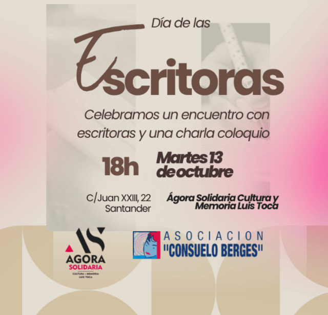 Día de las escritoras: Encuentro y charla coloquio