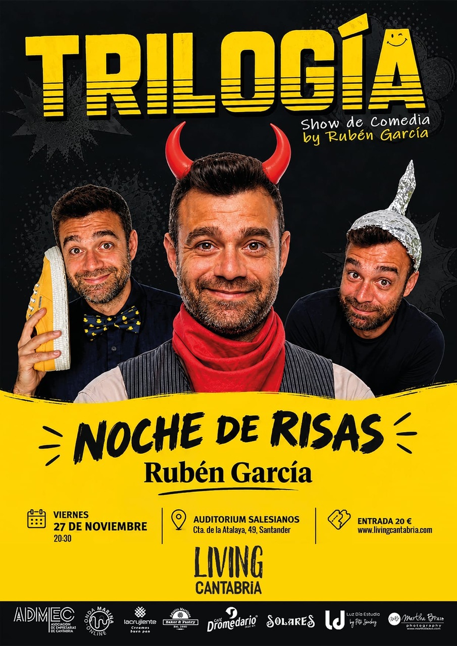"Trilogía", show de comedia de Rubén García