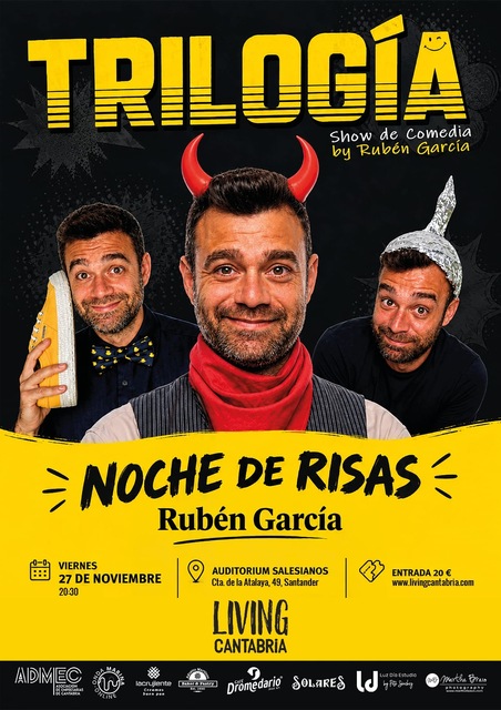 "Trilogía", show de comedia de Rubén García