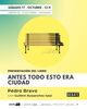 DelasCallesunMUSEO: Presentación del libro “Antes todo esto era ciudad”, de Pedro Bravo