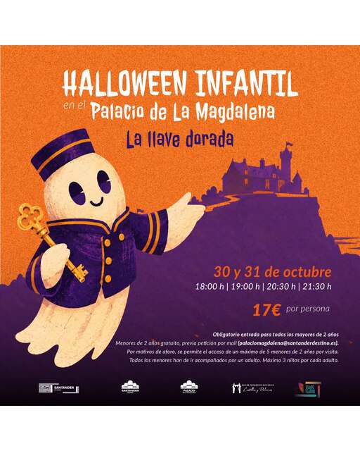 Halloween infantil en el Palacio de la Magdalena