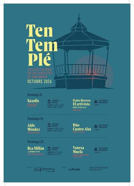 Tentemplé: tango y poesía con Cuatro Alas