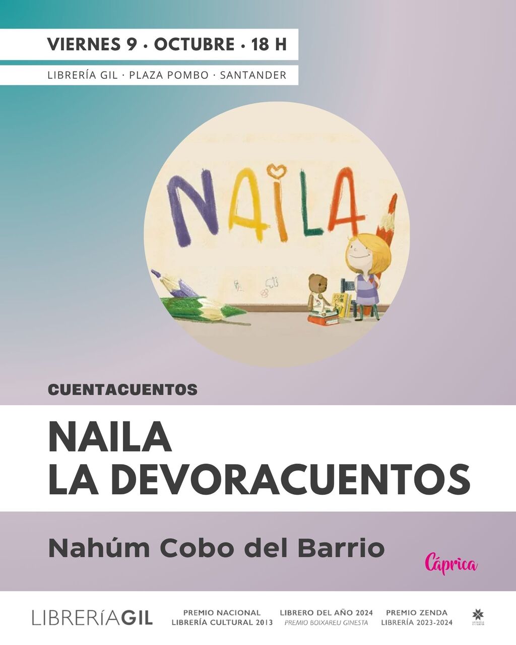 "Naila, la devoracuentos", de Nahúm Cobo, en Gil