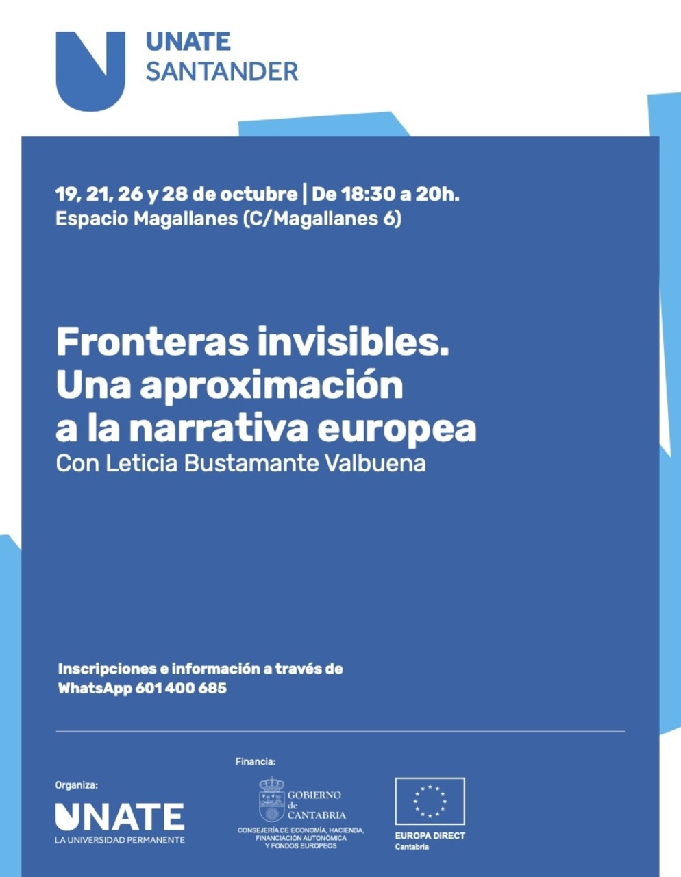 "Fronteras invisibles. Una aproximación a la narrativa europea", con Leticia Bustamante