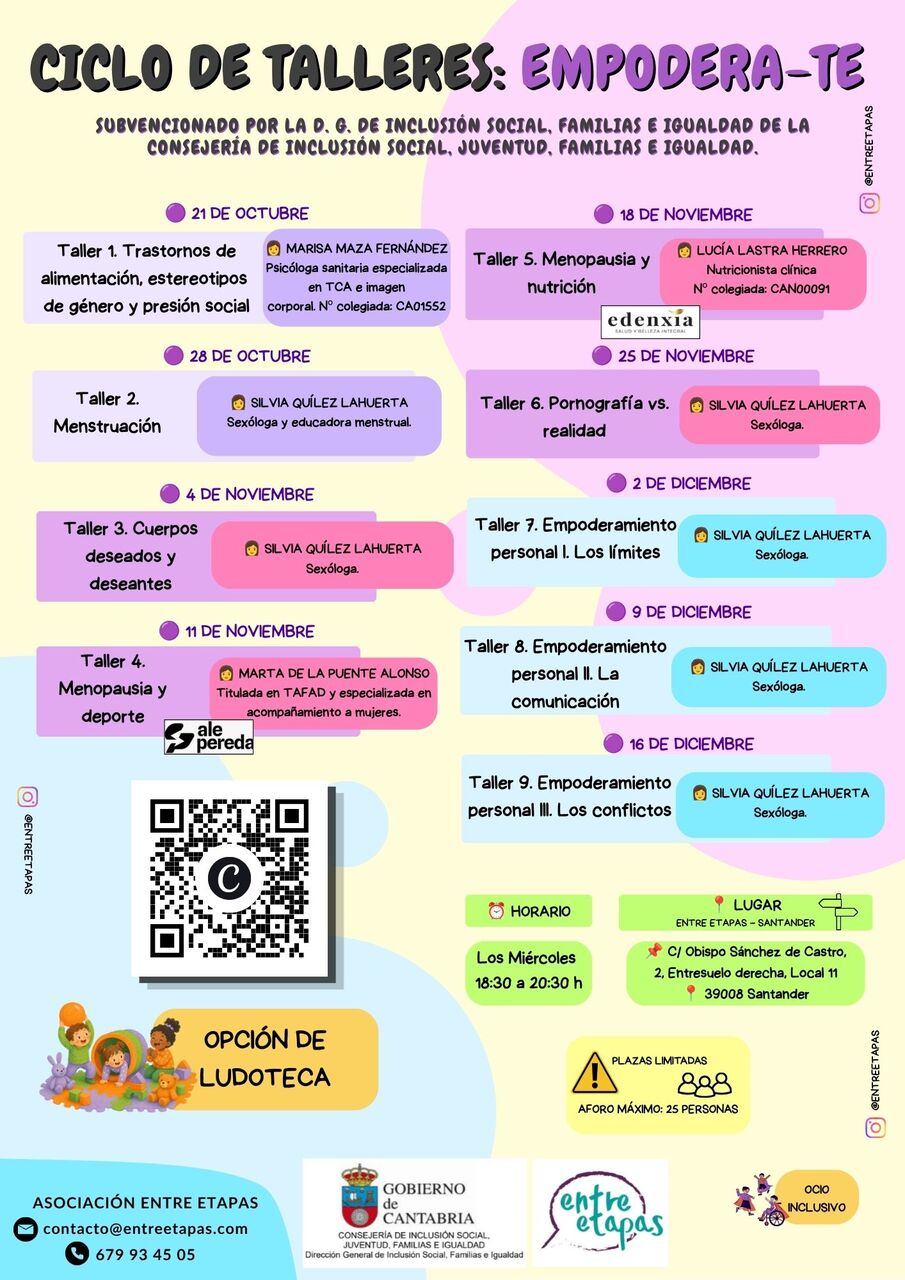 Ciclo de talleres “Empodera-te”