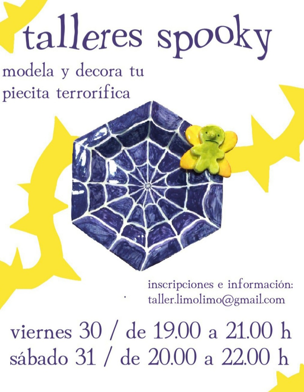 Talleres Spooky, crea y decora tu pieza cerámica con temática espeluznante