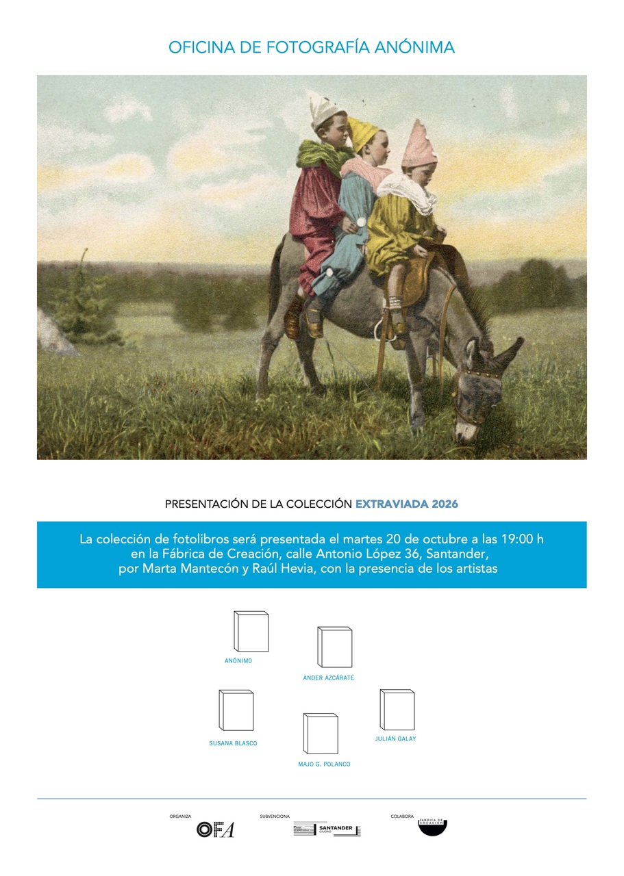 Presentación de la colección de fotolibros "Extraviada 2026"
