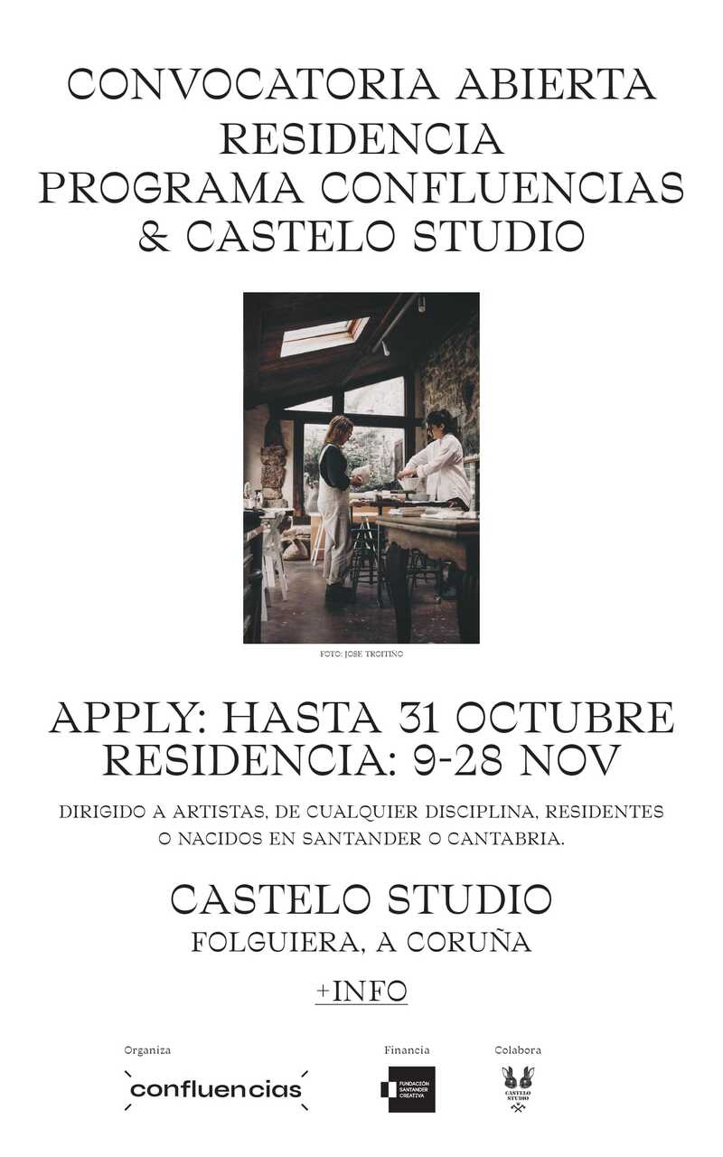 Convocatoria abierta: Residencia en Castelo Studio, 9-27 de noviembre + Open Studio