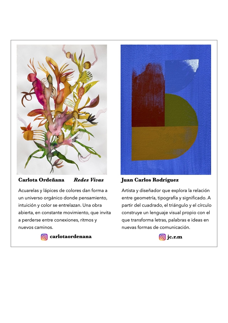 Exposición de los artistas Juan Carlos Rodríguez y Carlota Ordeñana
