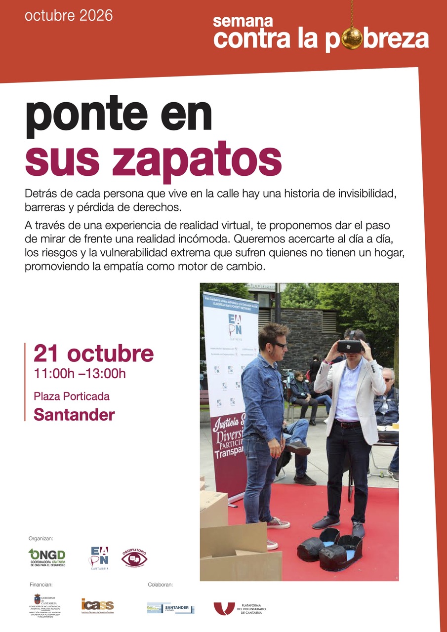 Actividad participativa "Ponte en sus zapatos"