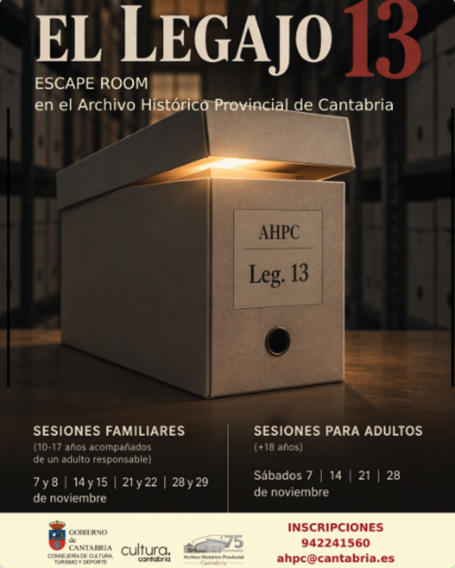 "El legajo 13", escape room en el Archivo Histórico Provincial