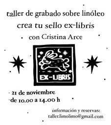 Taller de talla en linóleo: crea tu propio sello ex libris