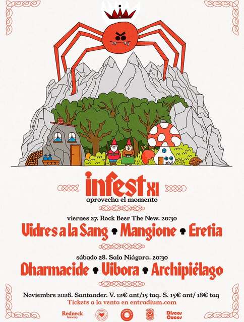 Segunda jornada del XI Infest: Dharmacide, Víbora y Archipiélago