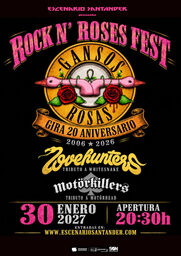 Rock n' Roses Fest: tributos a Guns n´ Roses, Whitesnake y Motorhead