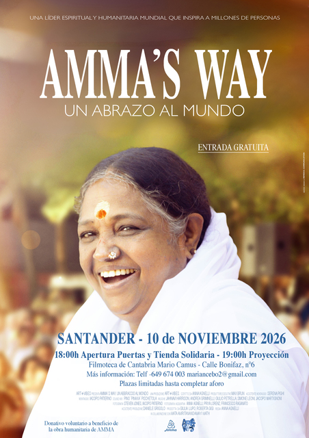 Proyección de la película "Amma's Way: Un Abrazo al Mundo"