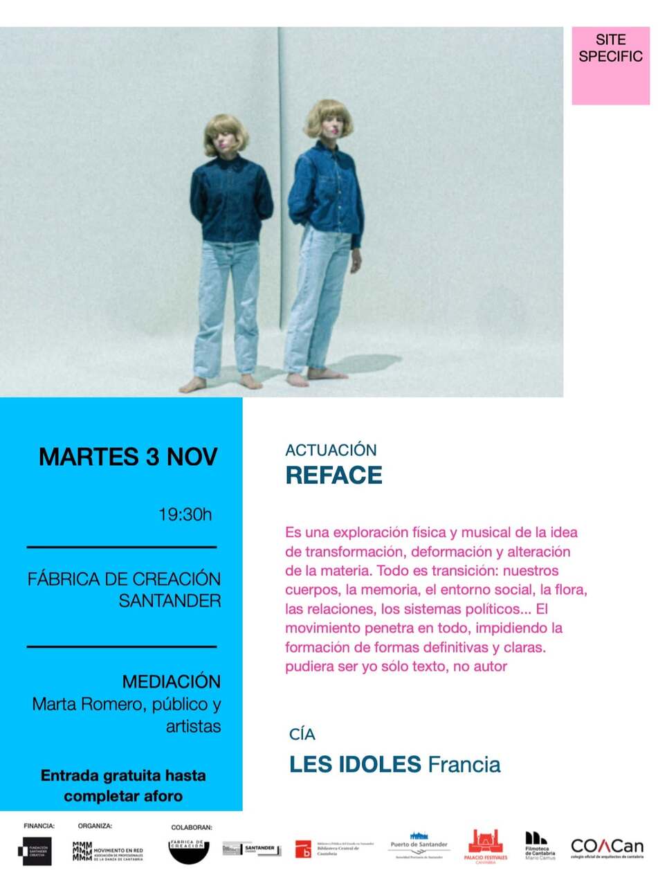 "Reface", actuación de danza de Cía Les Idoles 