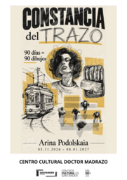 Inauguración de la exposición "Constancia del Trazo”, de Arina Podolskaia