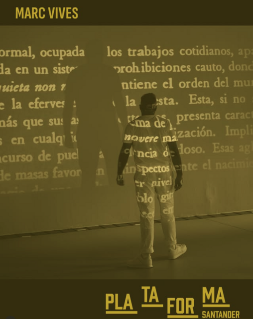 Plataforma Santander: "La Fiesta", una performance de Marc Vives