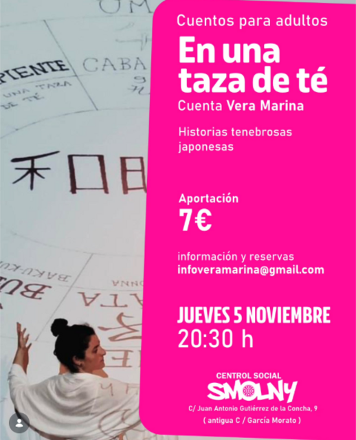 Vera Marina presenta "En una taza de té", cuentos japoneses para adultos
