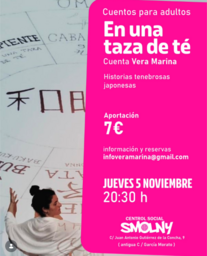 Vera Marina presenta "En una taza de té", cuentos japoneses para adultos