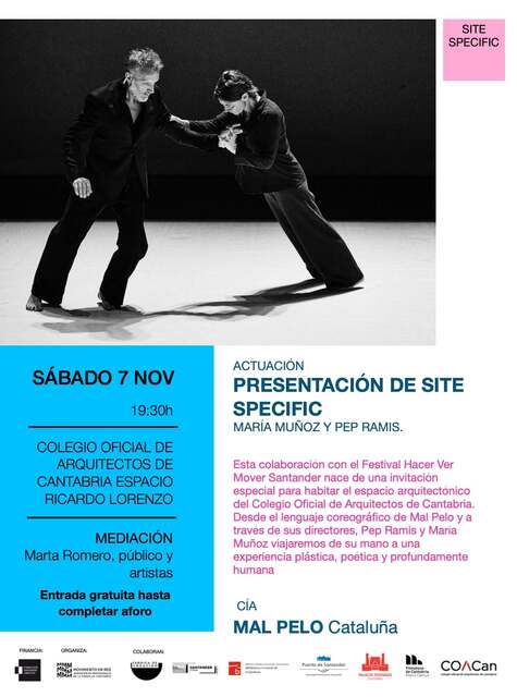 Actuación "Site Especific" con Mal Pelo, cierra el Festival Hacer Ver Mover Santander 