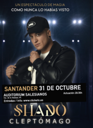 Shado presenta su espectáculo "Cleptómago"